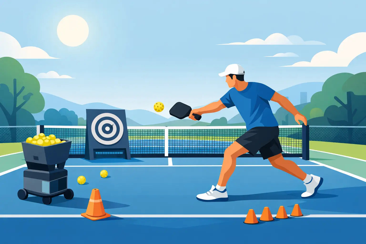 How to Practice Pickleball Alone Effectively