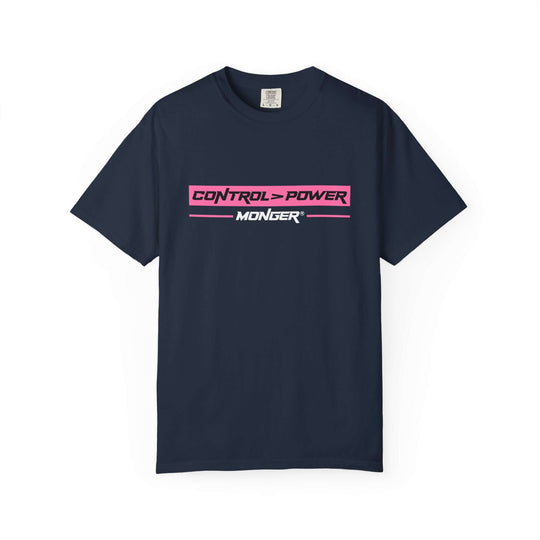 Control > Power Monger Unisex Garment-Dyed T-shirt | Trendy Graphic Tee, Gift for Men & Women, Streetwear, Casual Outfit, Cool Style
