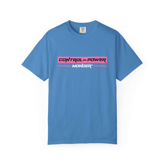 Control > Power Monger Unisex Garment-Dyed T-shirt | Trendy Graphic Tee, Gift for Men & Women, Streetwear, Casual Outfit, Cool Style