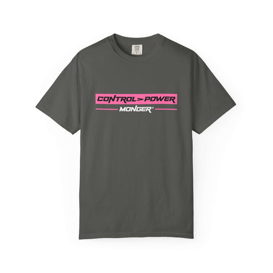 Control > Power Monger Unisex Garment-Dyed T-shirt | Trendy Graphic Tee, Gift for Men & Women, Streetwear, Casual Outfit, Cool Style
