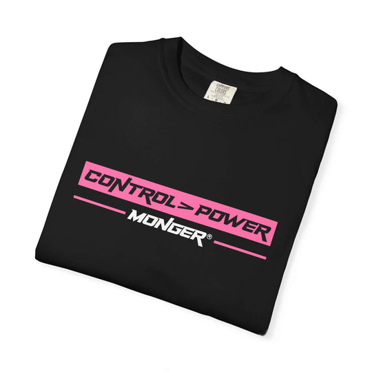 Control > Power Monger Unisex Garment-Dyed T-shirt | Trendy Graphic Tee, Gift for Men & Women, Streetwear, Casual Outfit, Cool Style
