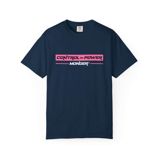 Control > Power Monger Unisex Garment-Dyed T-shirt | Trendy Graphic Tee, Gift for Men & Women, Streetwear, Casual Outfit, Cool Style