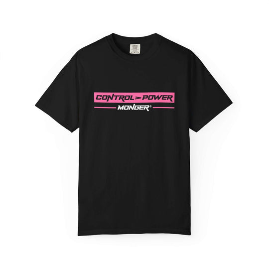 Control > Power Monger Unisex Garment-Dyed T-shirt | Trendy Graphic Tee, Gift for Men & Women, Streetwear, Casual Outfit, Cool Style