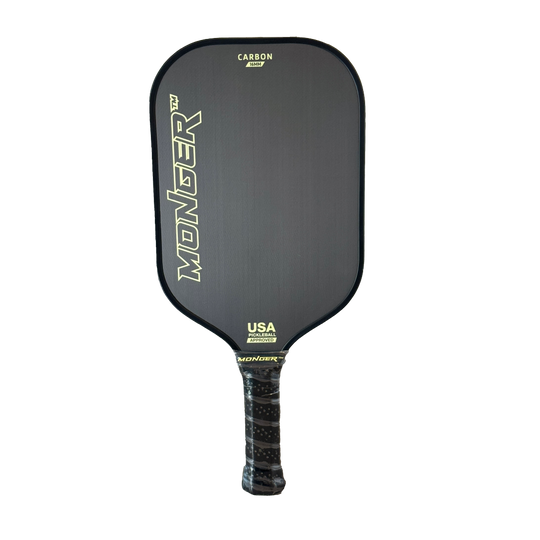 Pagaie de pickleball Monger « Control » T700 Toray en fibre de carbone 16 mm